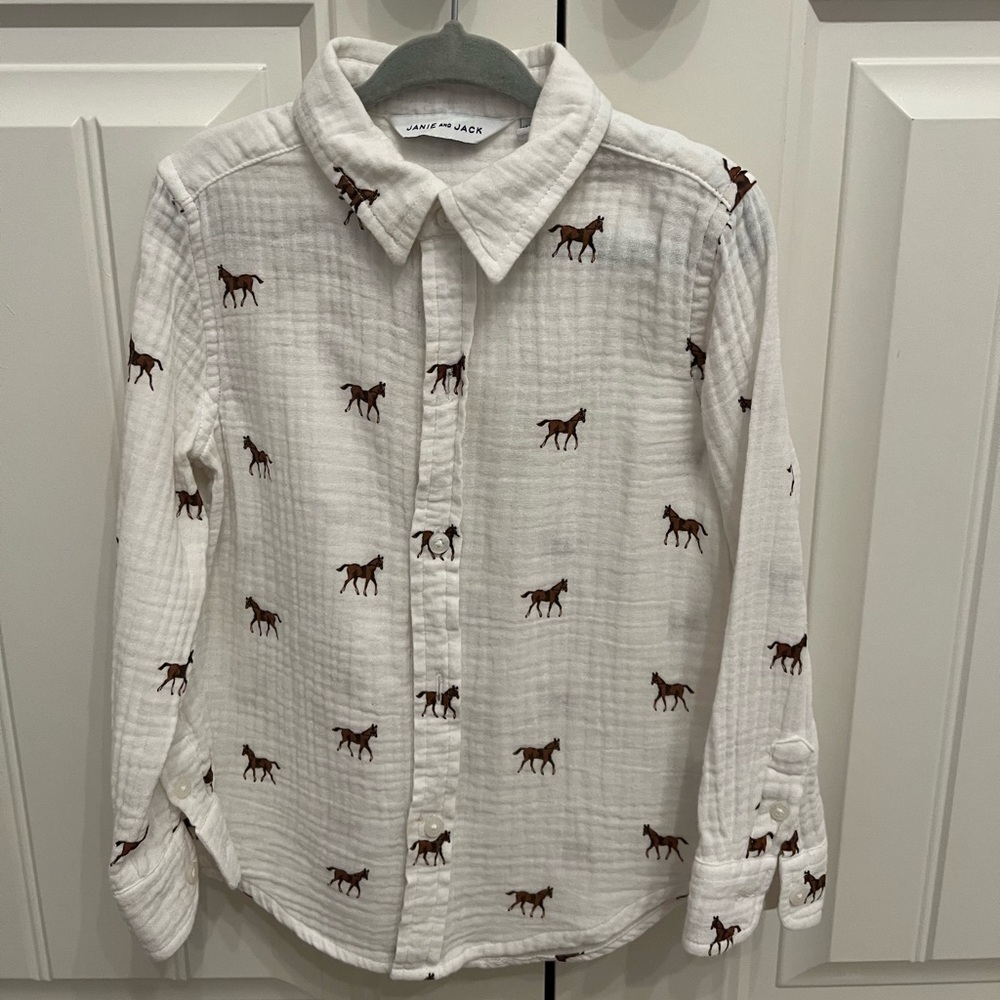 JANIE AND JACK DRESS SHIRT BOY